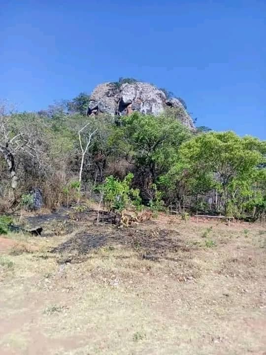 Kamusongolwa Hill in the dry season